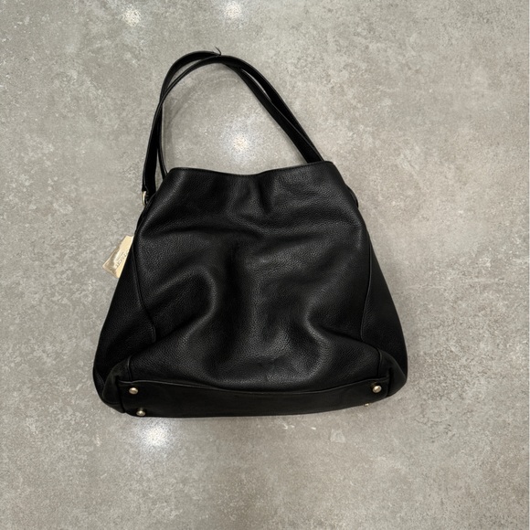 Coach black leather shoulder bag - Picture 6 of 7